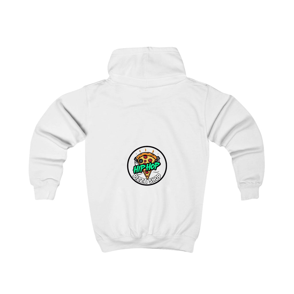 Kids Hoodie — Hip Hop Pizza Graphic Hoodie for Children