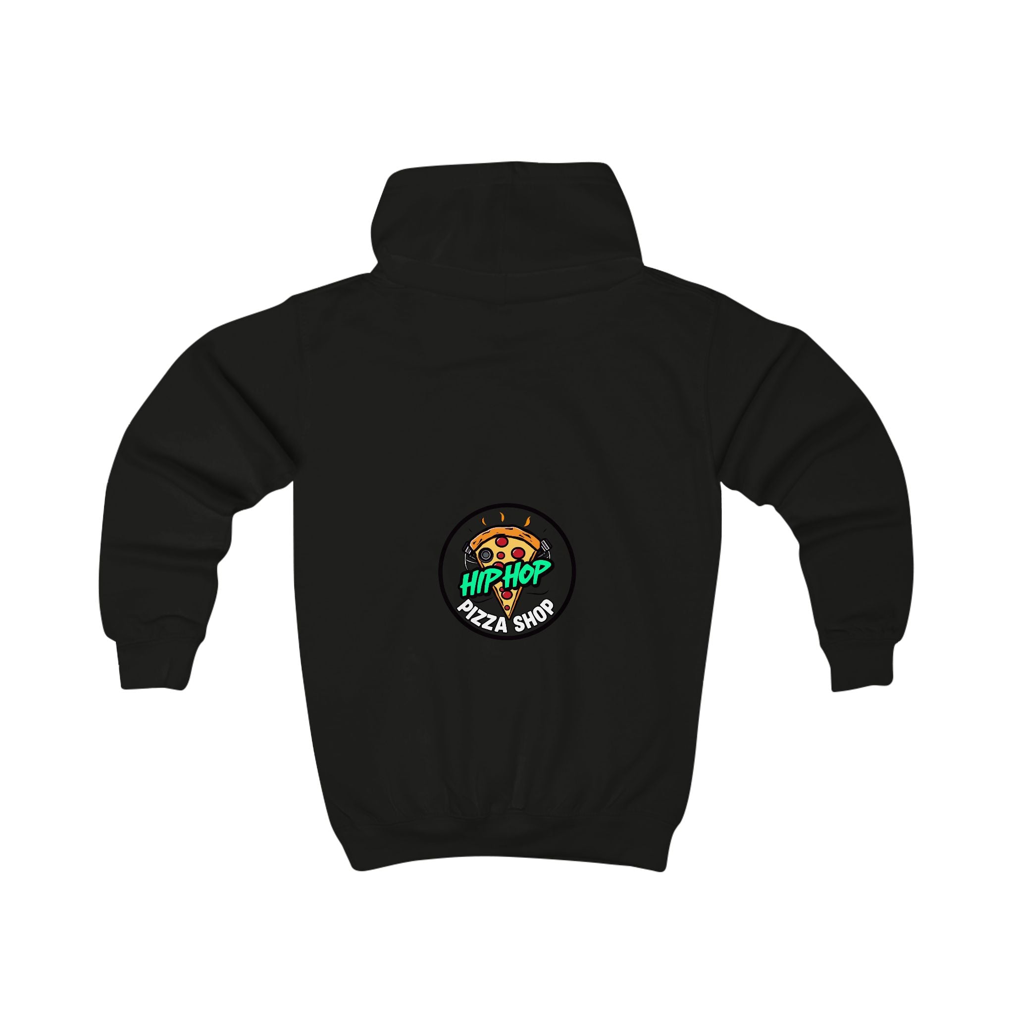 Kids Hoodie — Hip Hop Pizza Graphic Hoodie for Children