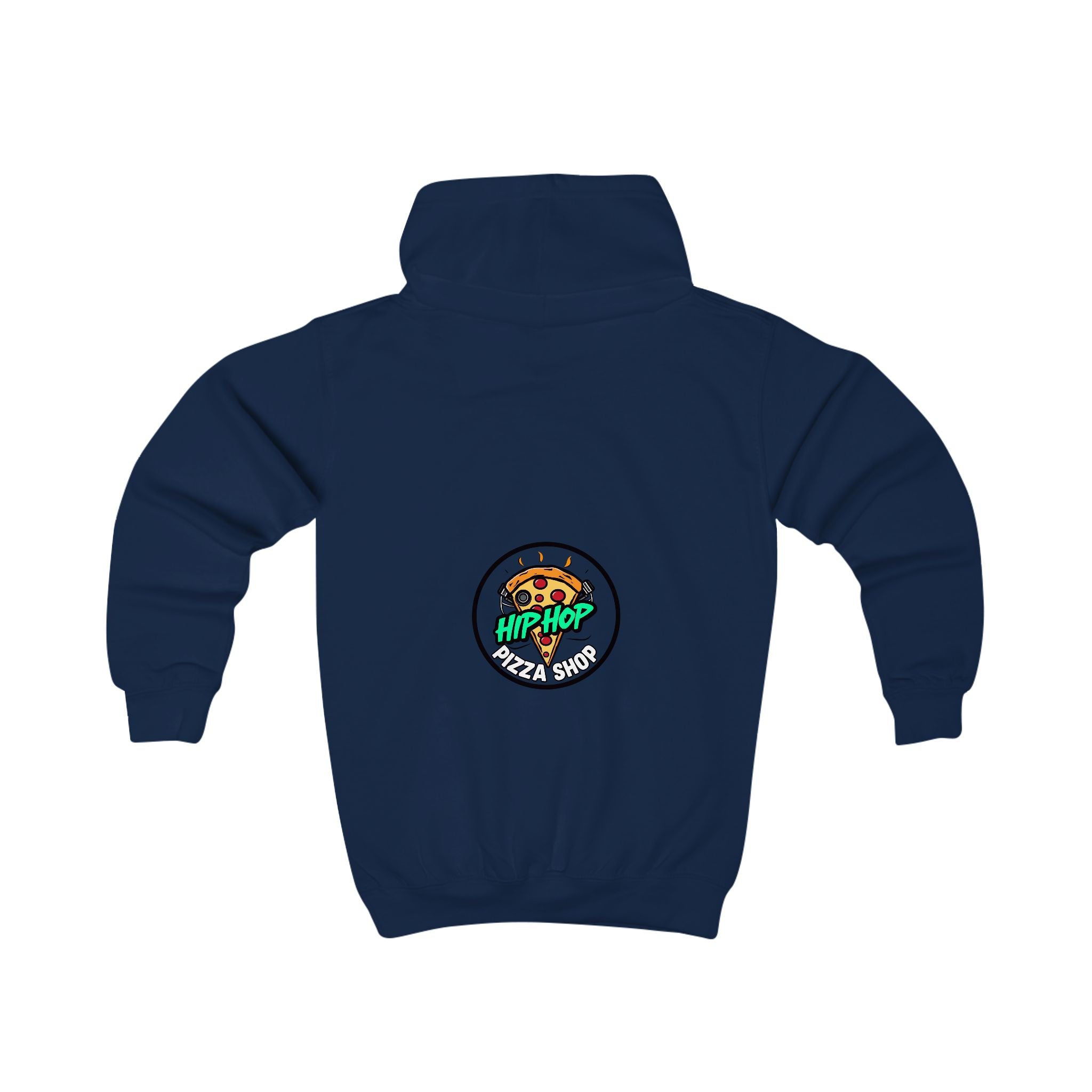 Kids Hoodie — Hip Hop Pizza Graphic Hoodie for Children