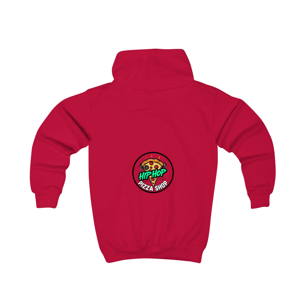 Kids Hoodie — Hip Hop Pizza Graphic Hoodie for Children