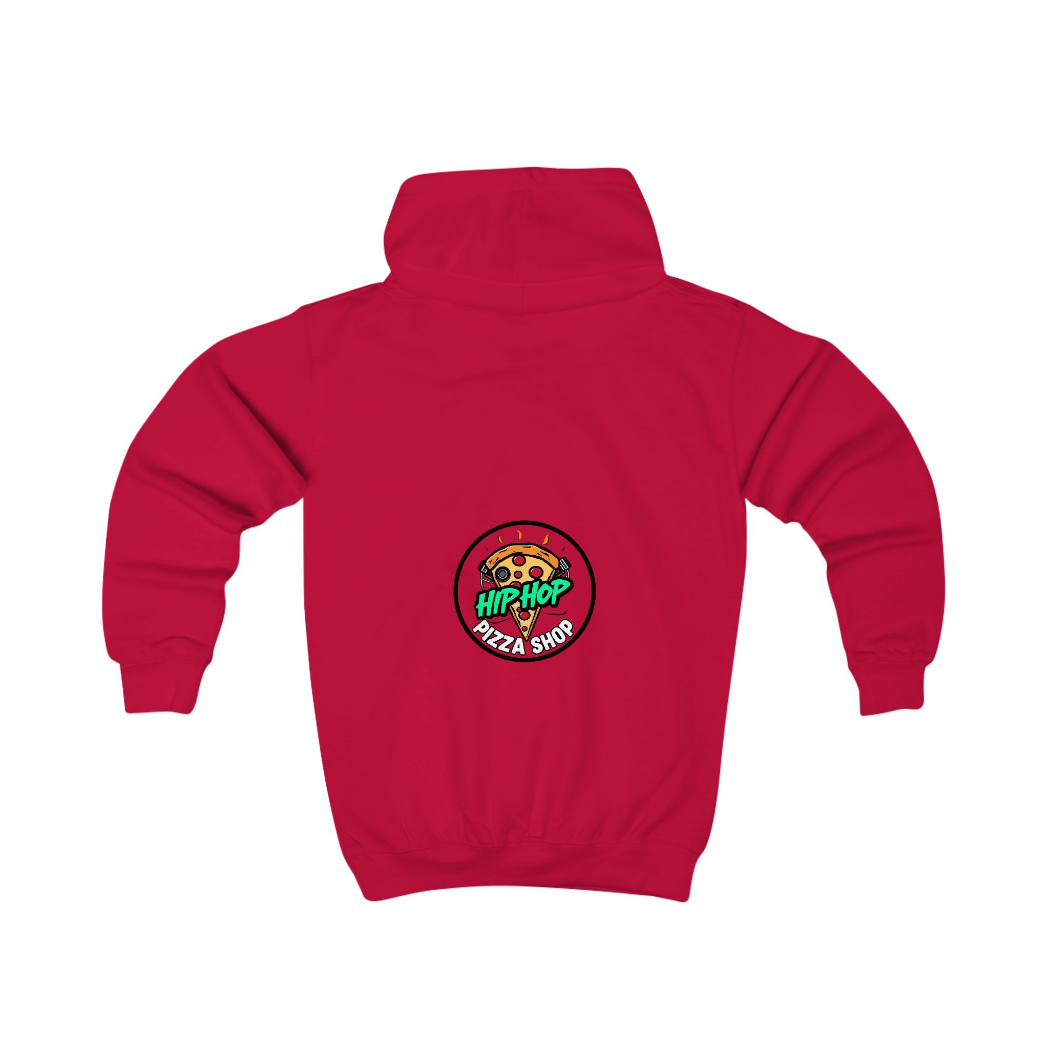 Kids Hoodie — Hip Hop Pizza Graphic Hoodie for Children