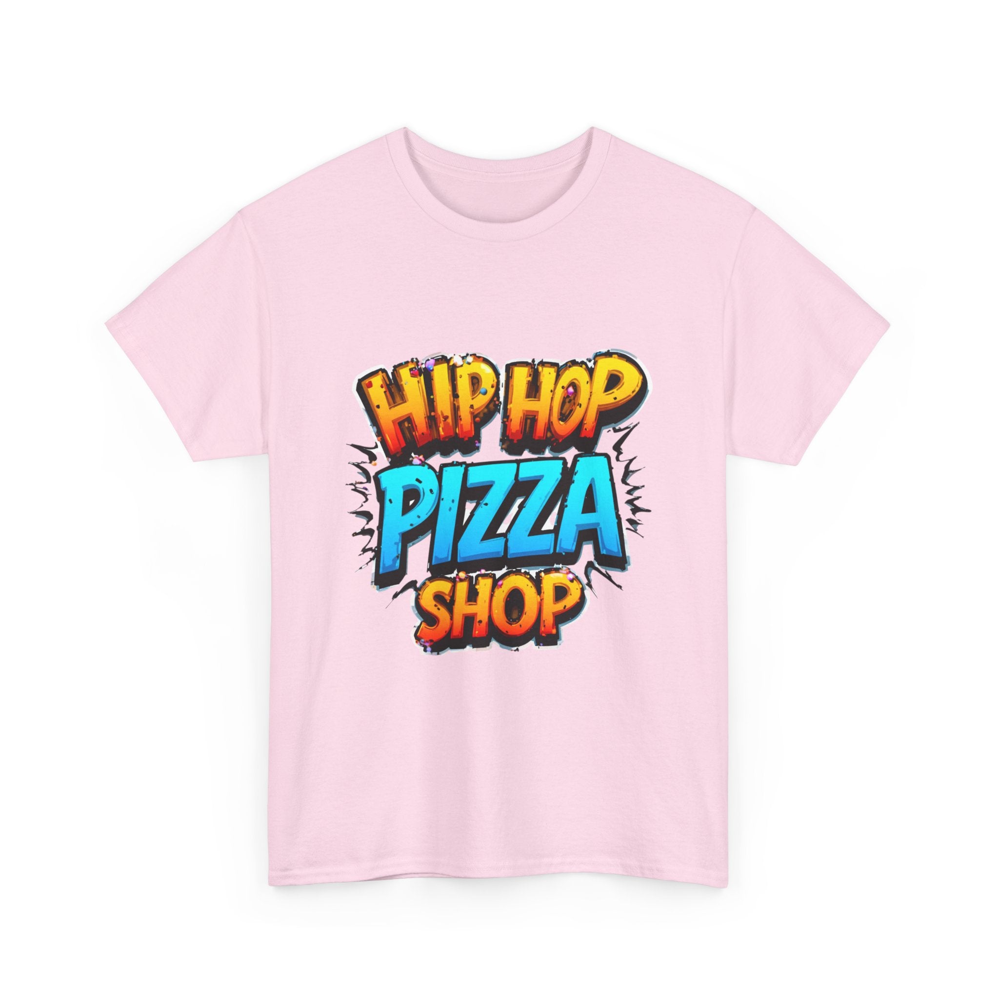 Hip Hop Pizza Shop T-Shirt — Retro Graffiti Logo Tee