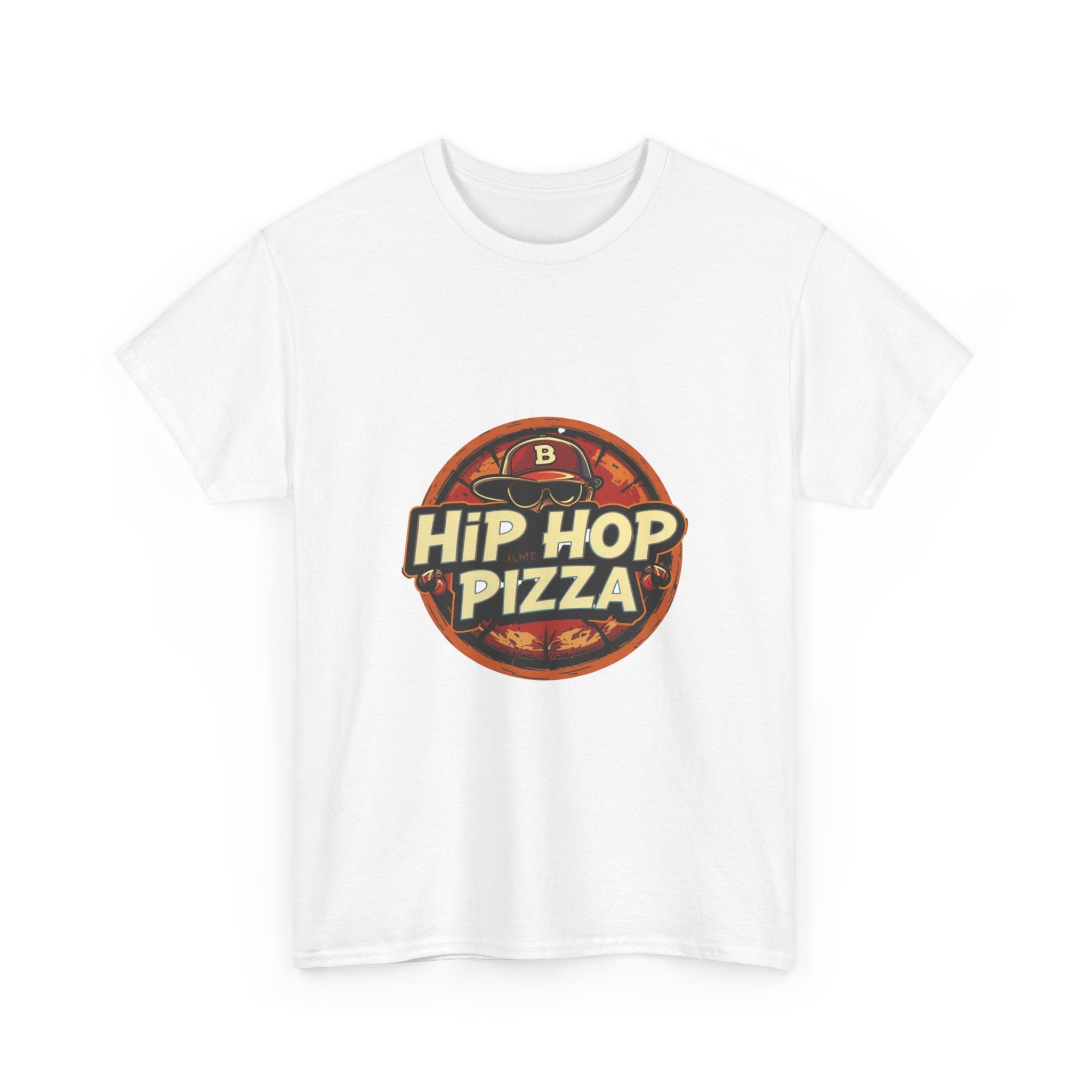 T-Shirt — "Hip Hop Pizza" Retro Logo Tee