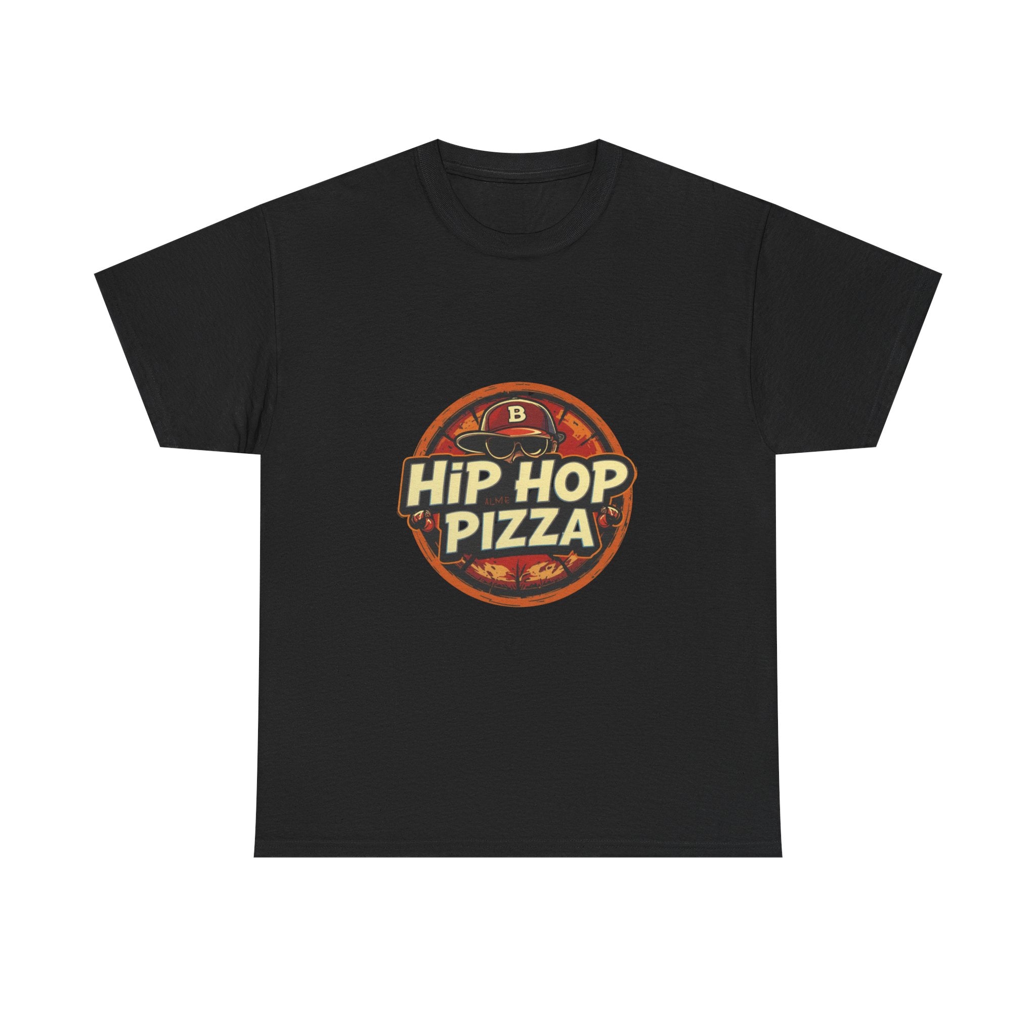 T-Shirt — "Hip Hop Pizza" Retro Logo Tee