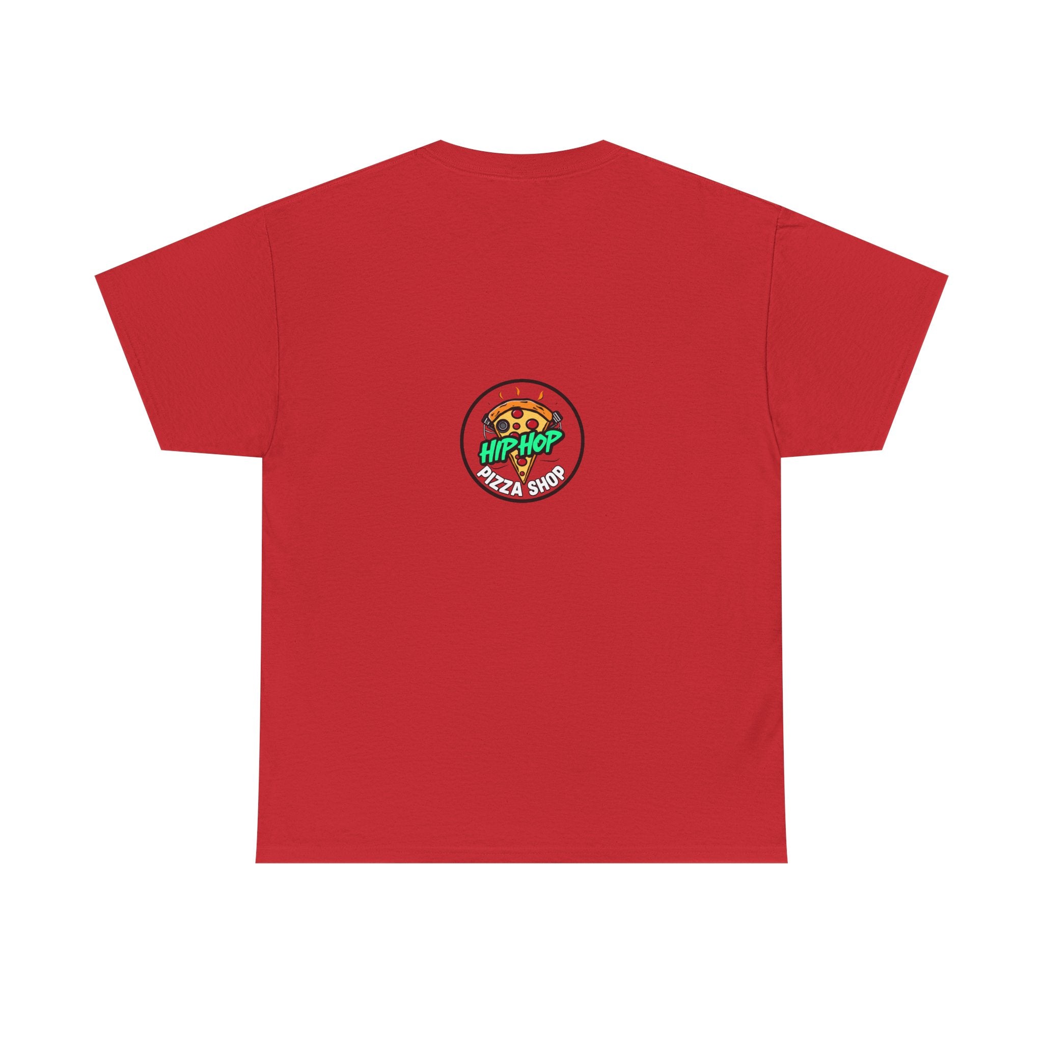 Hip Hop Pizza Shop T-Shirt — Retro Comic Pizza Logo Tee