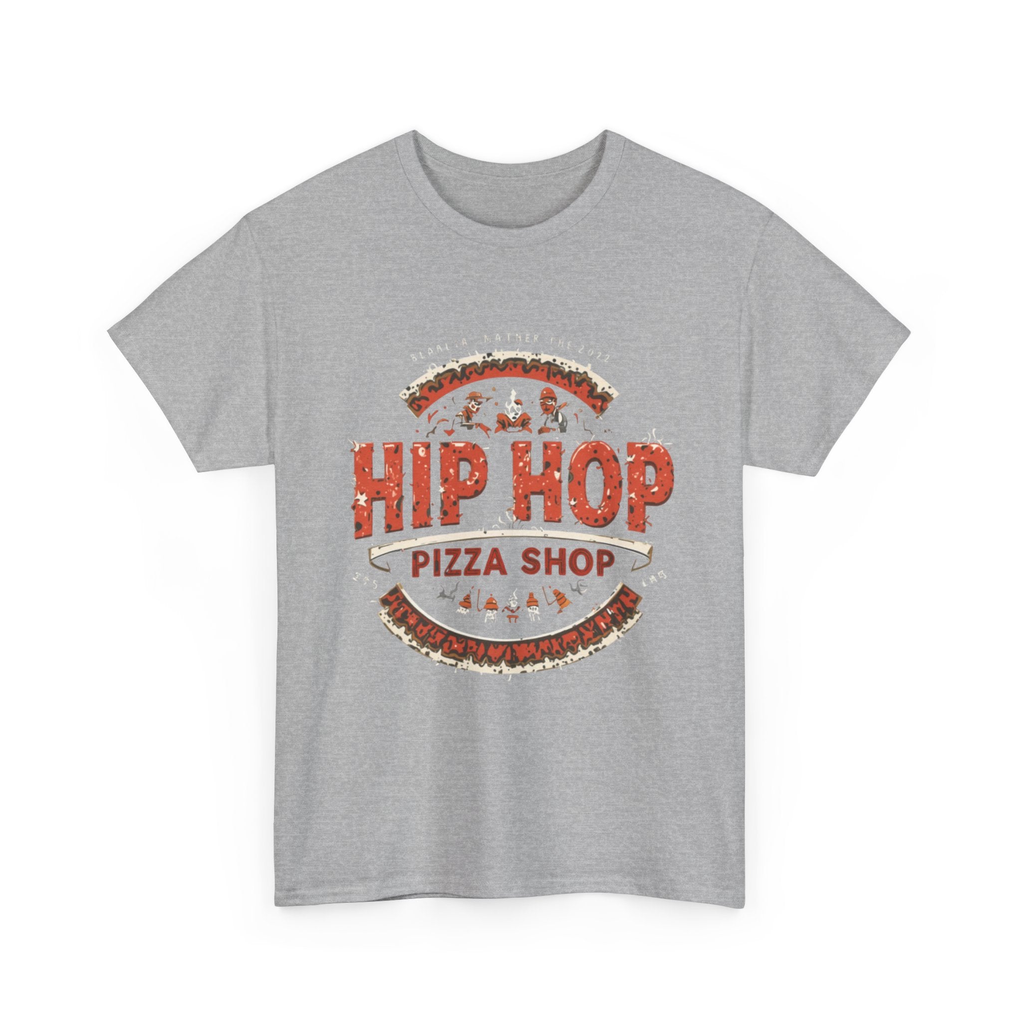 Pizza Shop Logo T‑Shirt — "Hip Hop Pizza Shop" Vintage Style Tee