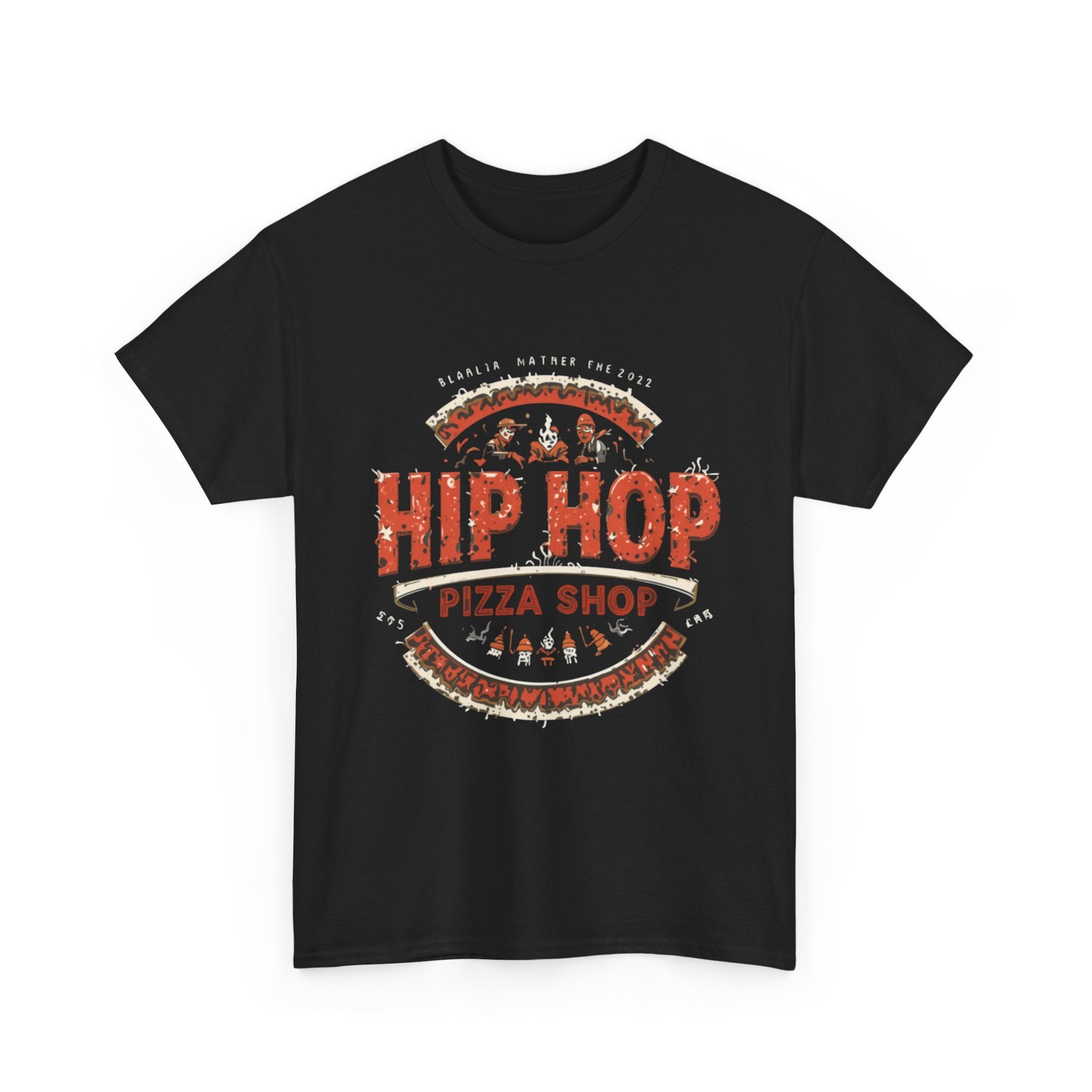Pizza Shop Logo T‑Shirt — "Hip Hop Pizza Shop" Vintage Style Tee