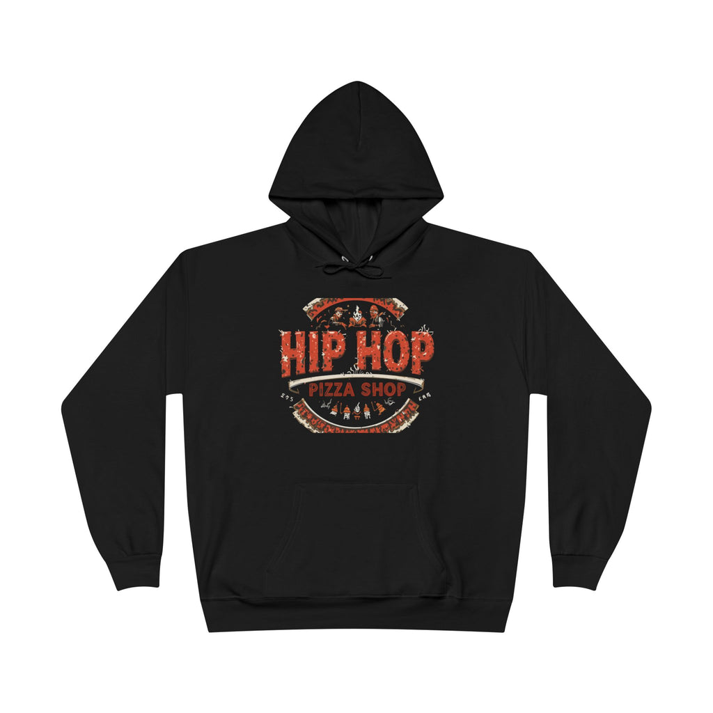Pizza Shop Hoodie — "Hip Hop" Vintage Pizzeria Pullover