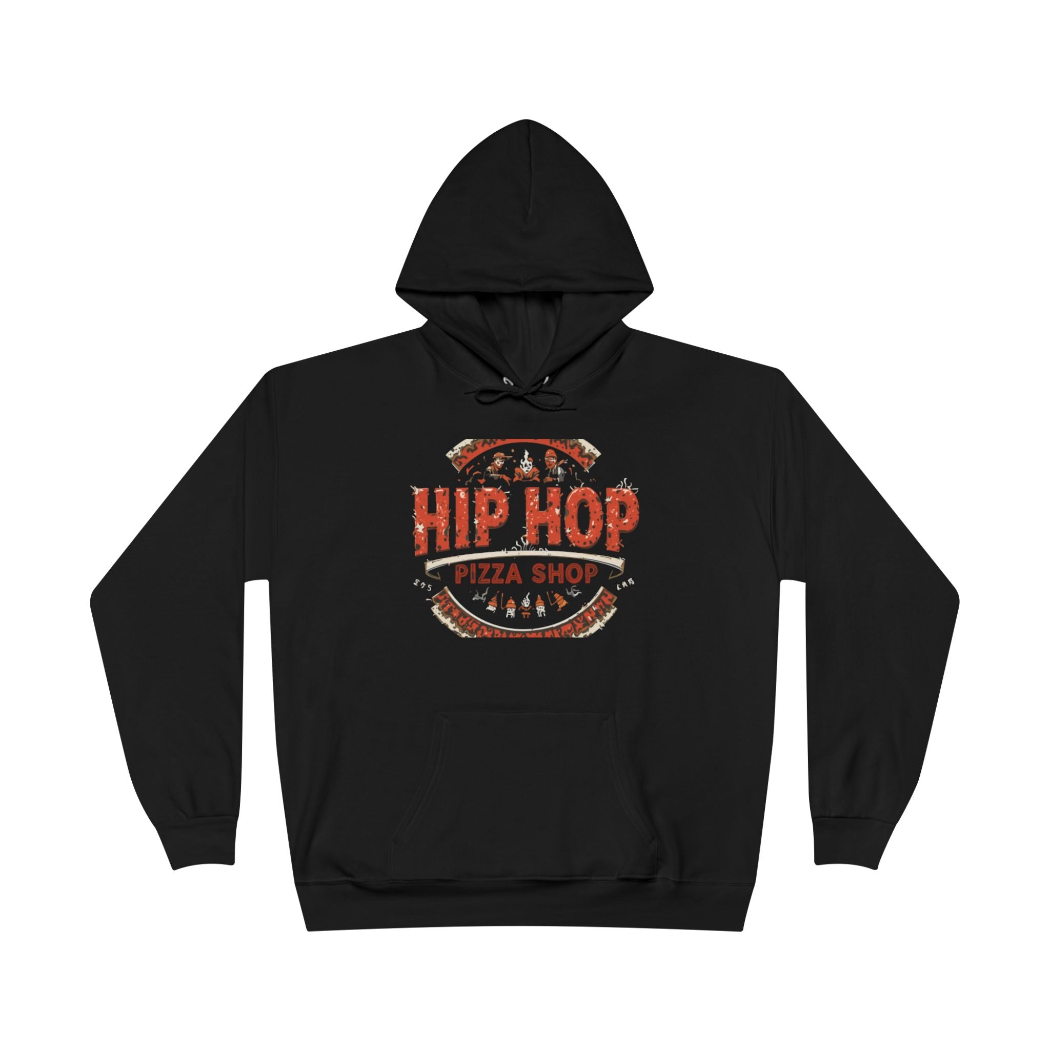 Pizza Shop Hoodie — "Hip Hop" Vintage Pizzeria Pullover