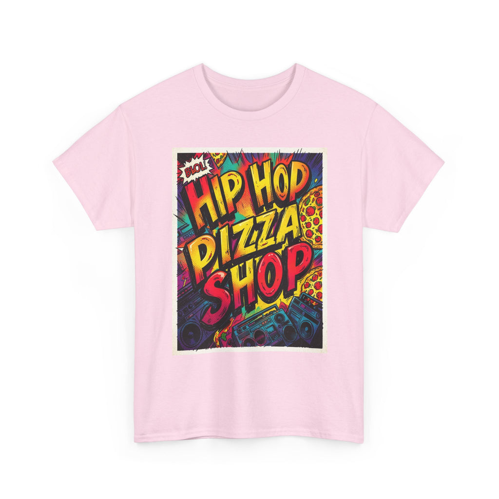 Hip Hop Pizza Shop T-Shirt — Retro Graffiti Pizza Tee