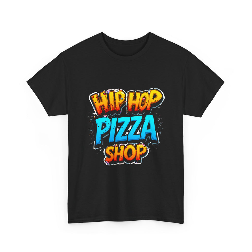 Hip Hop Pizza Shop T-Shirt — Retro Graffiti Logo Tee