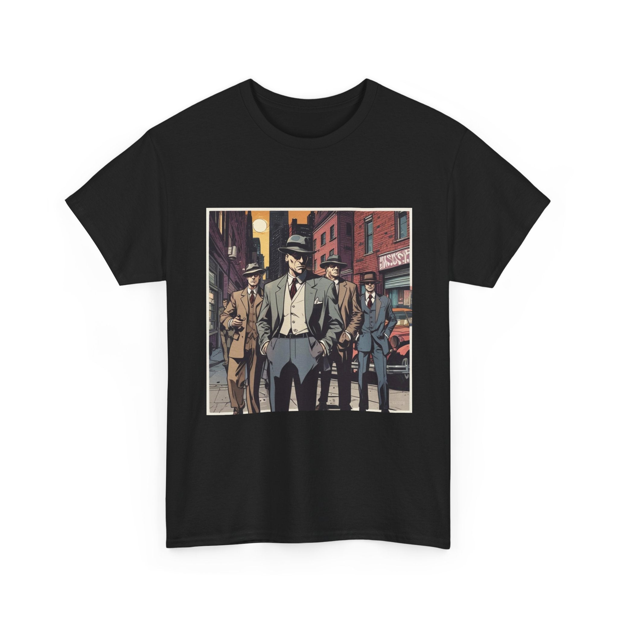 T-Shirt — Vintage Gangsters Street Art Graphic Tee