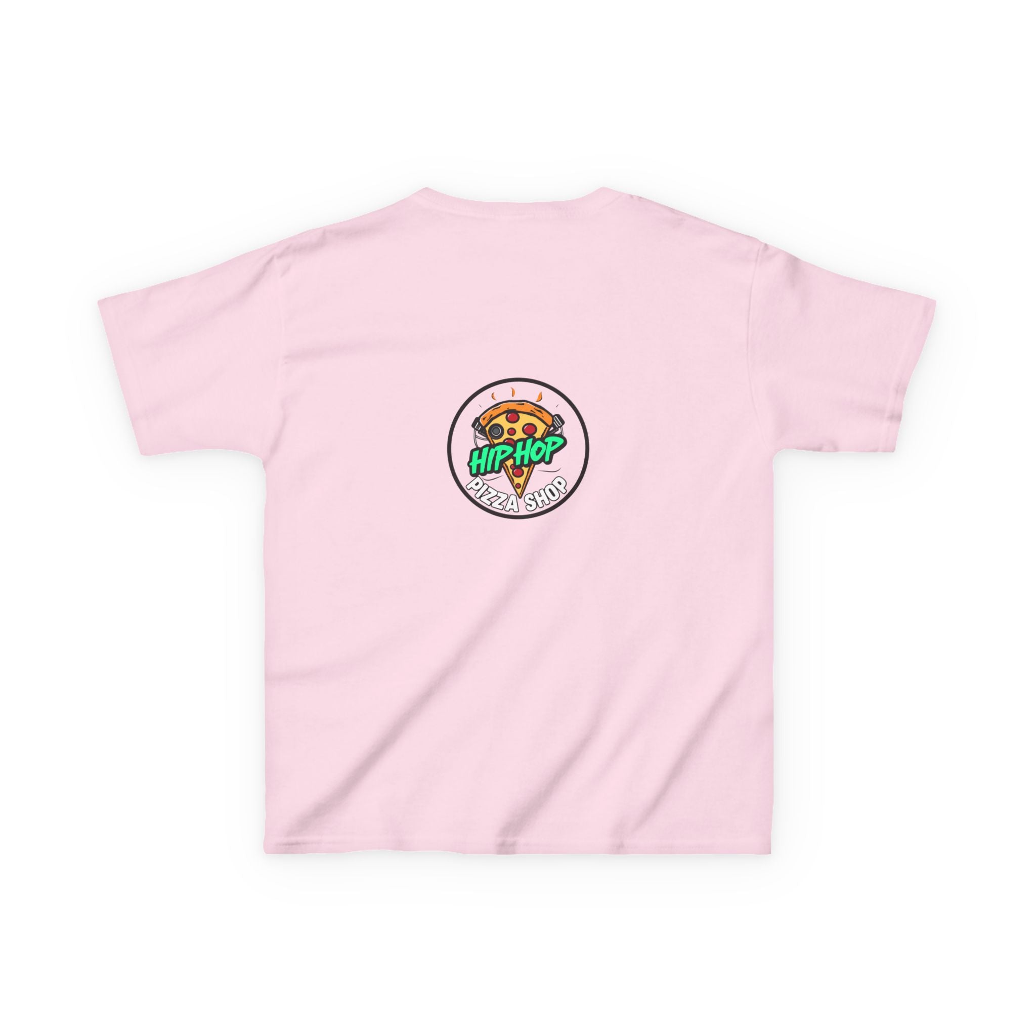 Kids Hip Hop Pizza T-Shirt — Fun Pizza Slice with Headphones Graphic