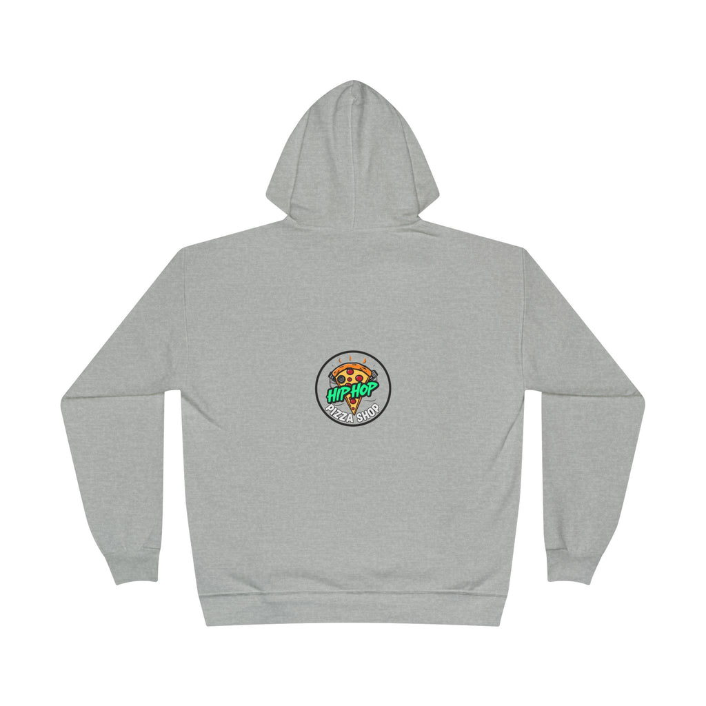 Hip Hop Pizza Shop Hoodie — Retro Pizza Logo Pullover
