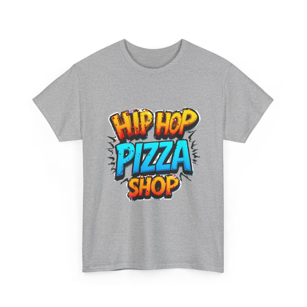 Hip Hop Pizza Shop T-Shirt — Retro Graffiti Logo Tee
