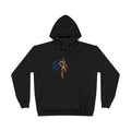 Superhero Graphic Hoodie — "Hip Hop" Pizza Emblem