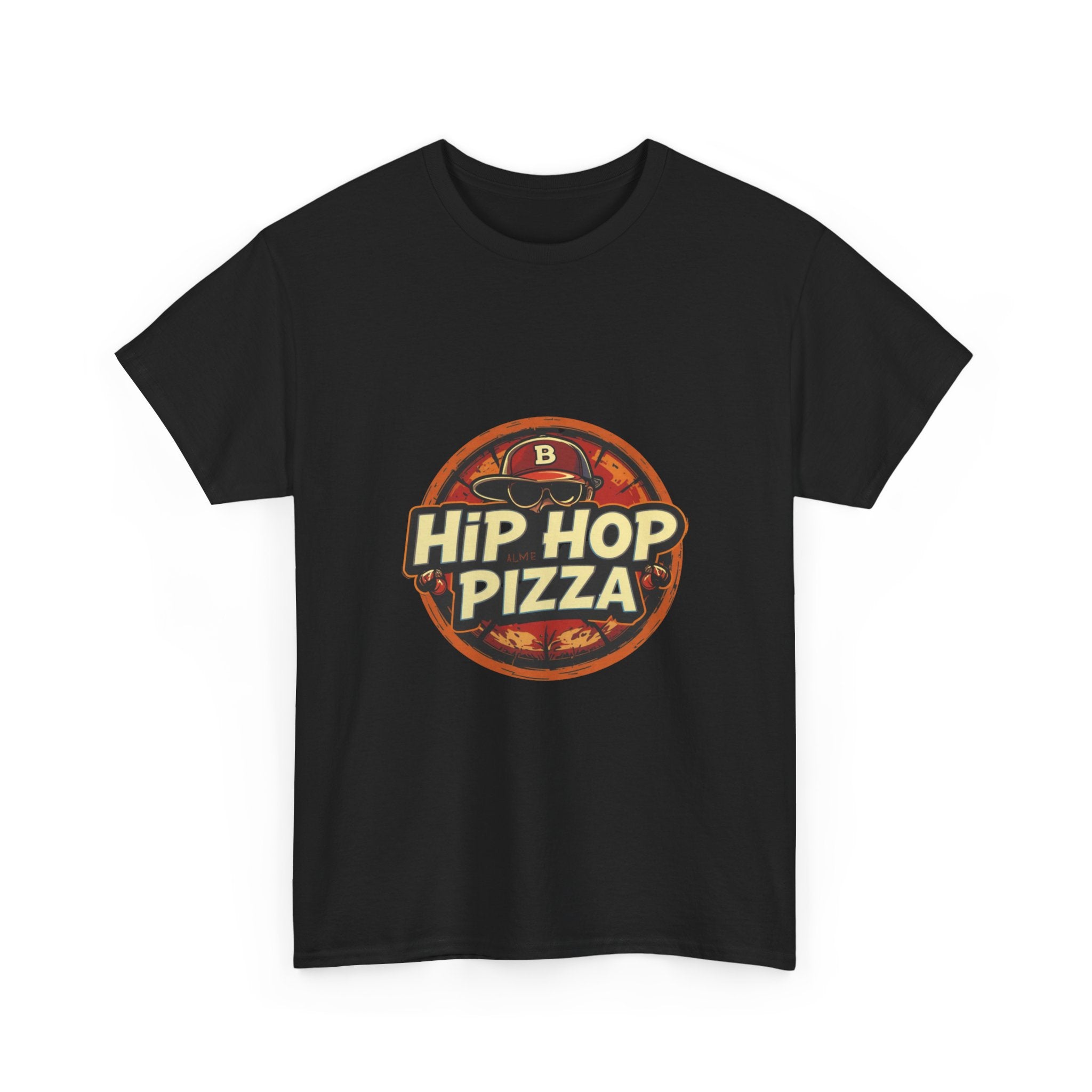 T-Shirt — "Hip Hop Pizza" Retro Logo Tee
