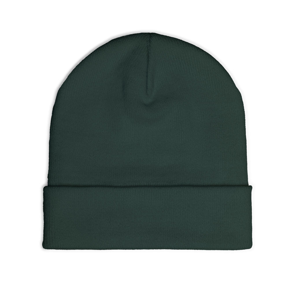 Embroidered Sunflower Bouquet Knit Beanie