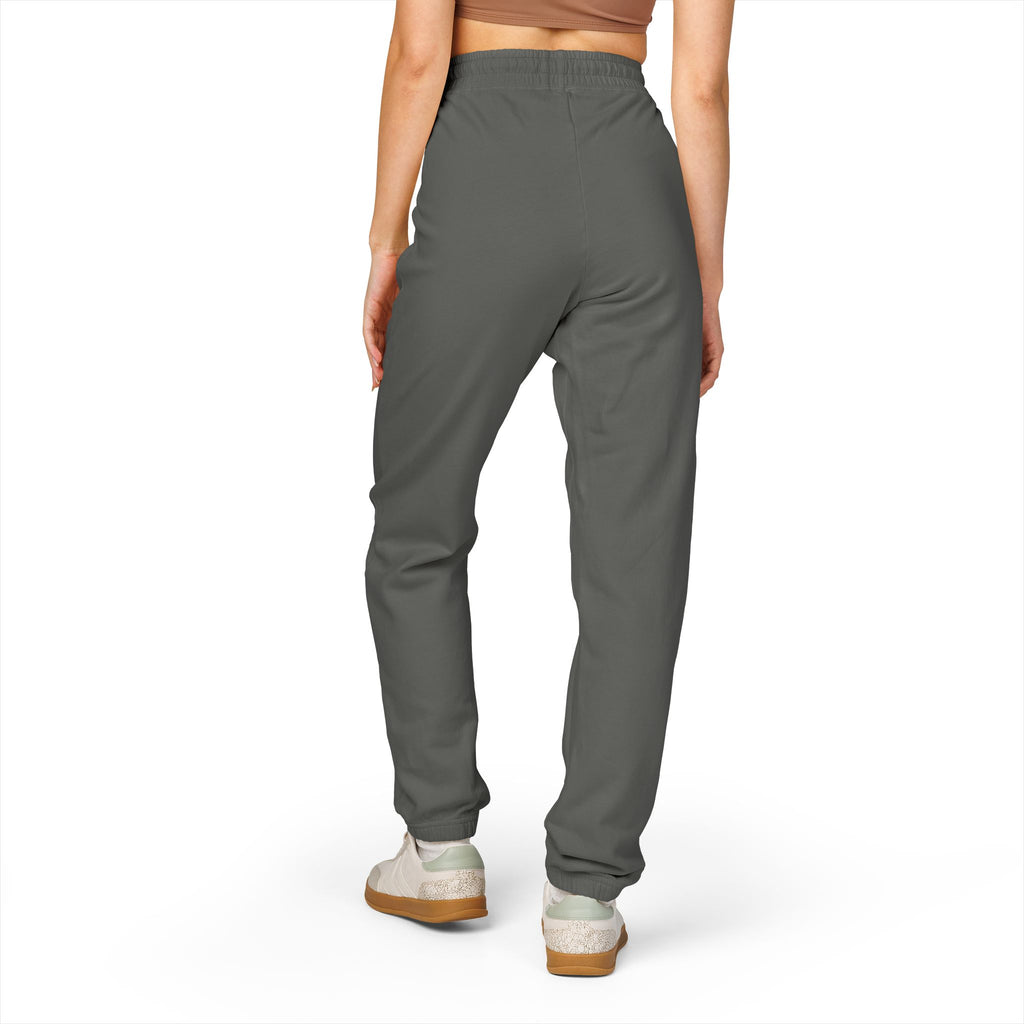 Ember Pine Cozy Sweatpants — Forest Graphic Fleece Joggers