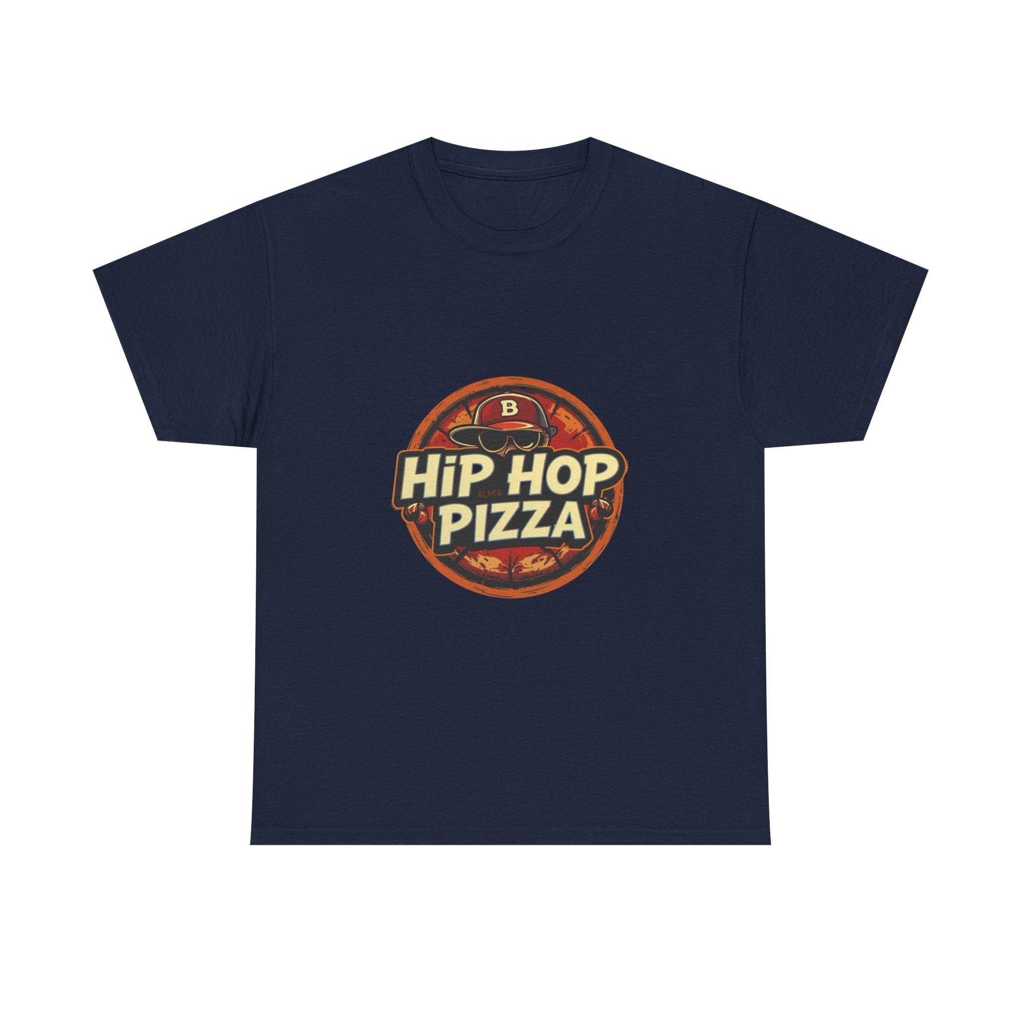 T-Shirt — "Hip Hop Pizza" Retro Logo Tee