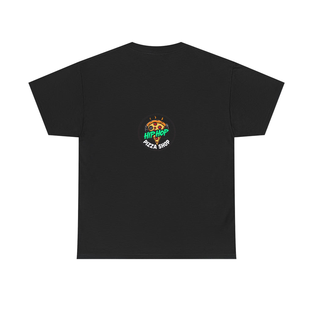 Hip Hop Pizza Shop T-Shirt — Retro DJ Pizza Graphic Tee