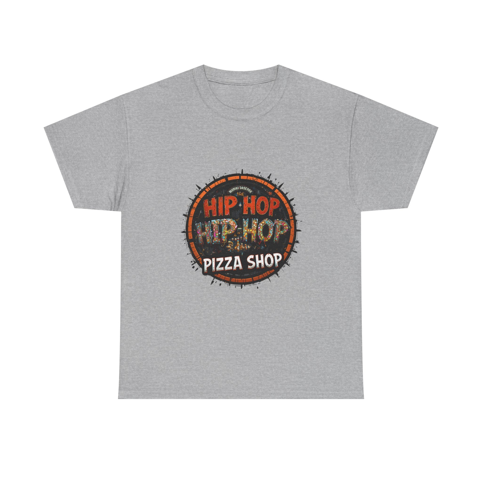 Hip Hop Pizza Shop T-Shirt — Retro Urban Logo Tee