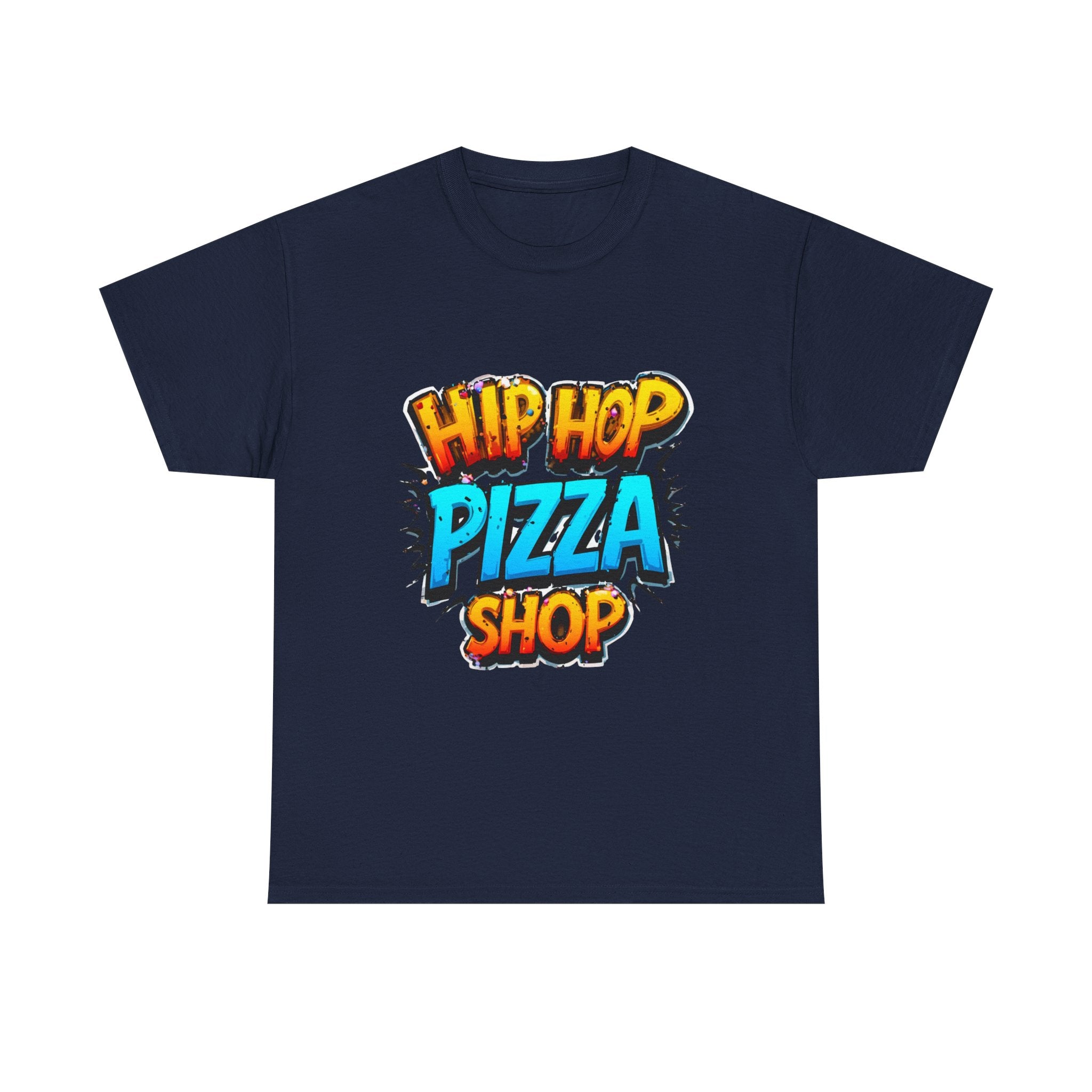 Hip Hop Pizza Shop T-Shirt — Retro Graffiti Logo Tee