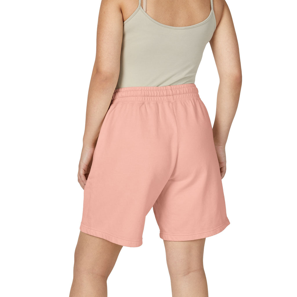 Lightweight Garment-Dyed Fleece Sweat Shorts — Retro Surf Patch