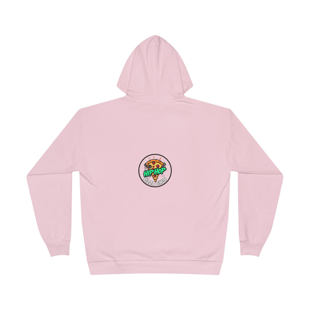 Hip Hop Pizza Shop Hoodie — Retro Pizza Logo Pullover