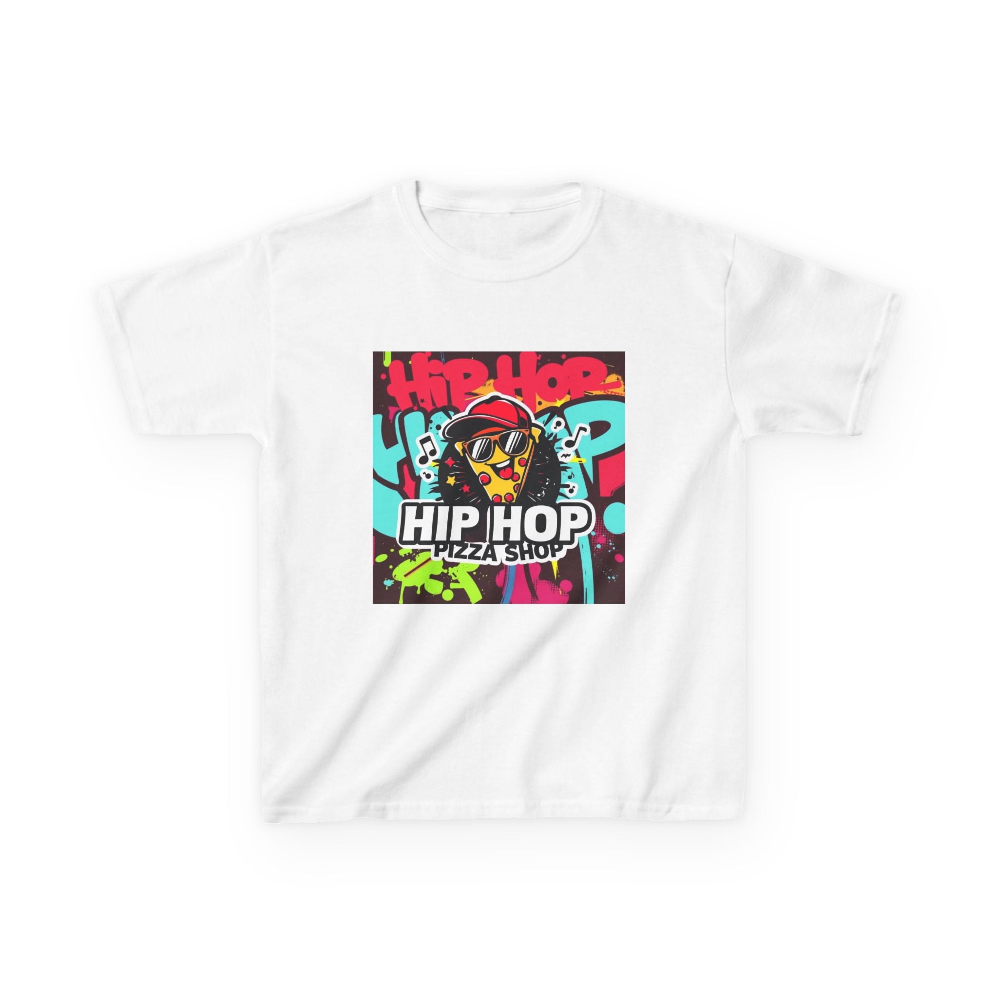 Kids Hip Hop Pizza Shop T-Shirt — Urban Graffiti Skate Tee