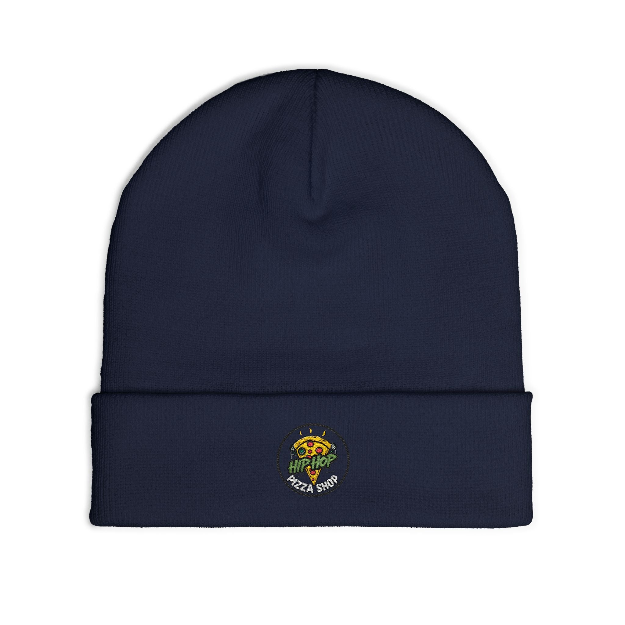 Embroidered Sunflower Bouquet Knit Beanie