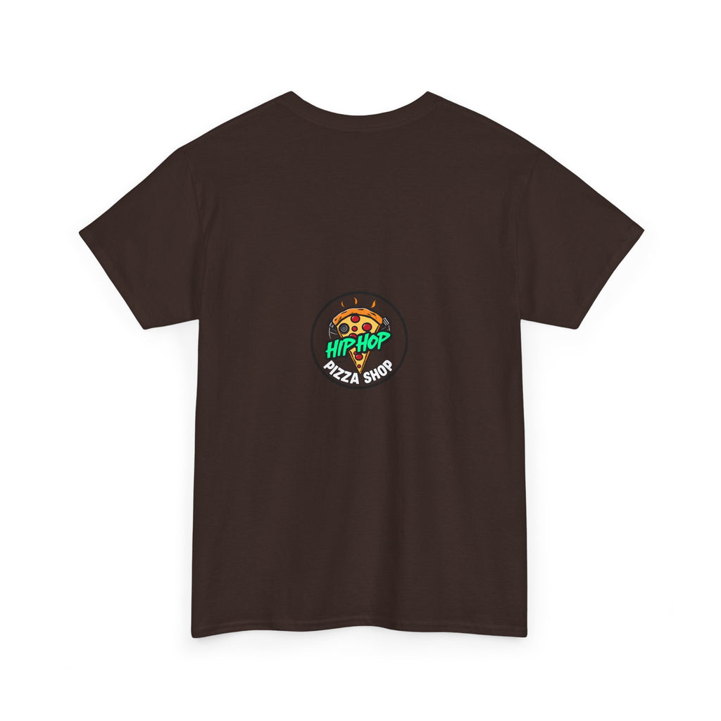 Hip Hop Pizza T-Shirt — Retro Street Style Graphic Tee