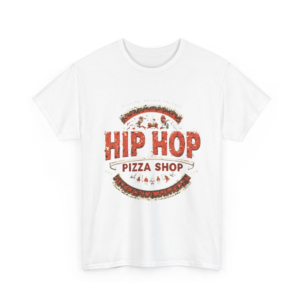 Pizza Shop Logo T‑Shirt — "Hip Hop Pizza Shop" Vintage Style Tee