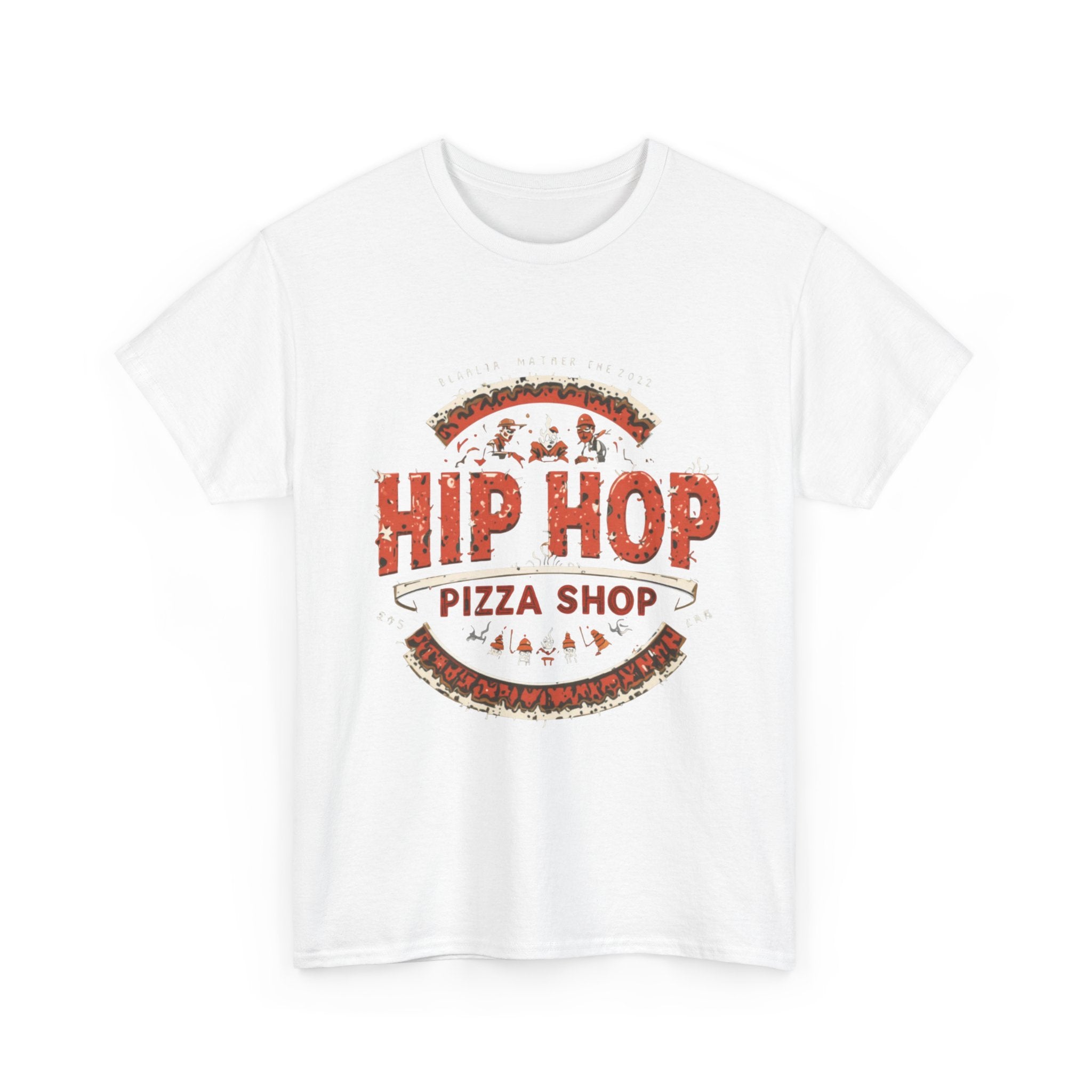 Pizza Shop Logo T‑Shirt — "Hip Hop Pizza Shop" Vintage Style Tee