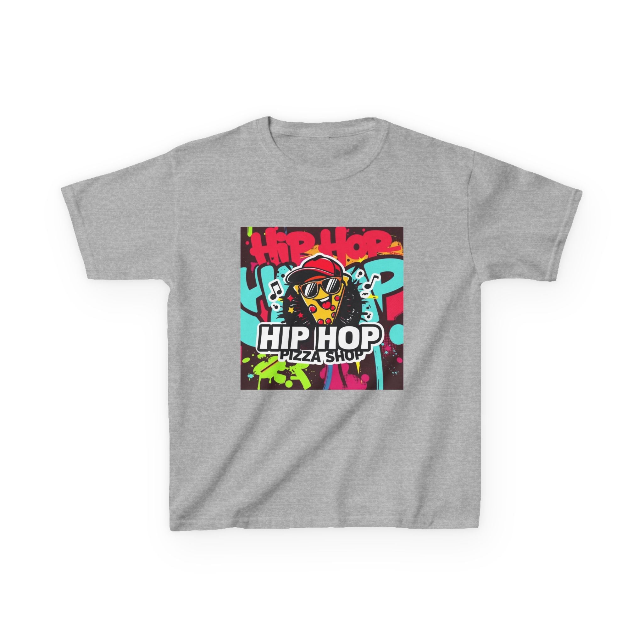 Kids Hip Hop Pizza Shop T-Shirt — Urban Graffiti Skate Tee
