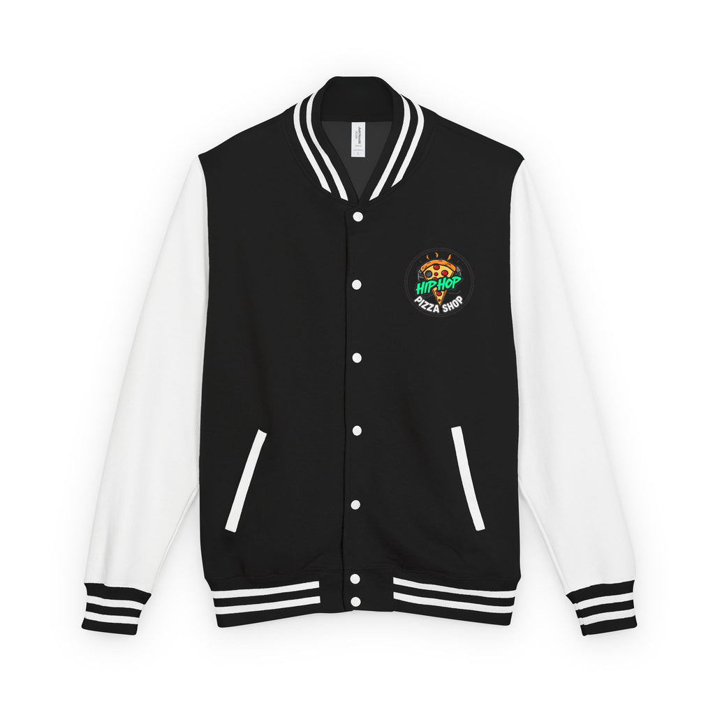 Letterman Jacket - 'Hip Hop Pizza Shop' Retro Varsity Bomber